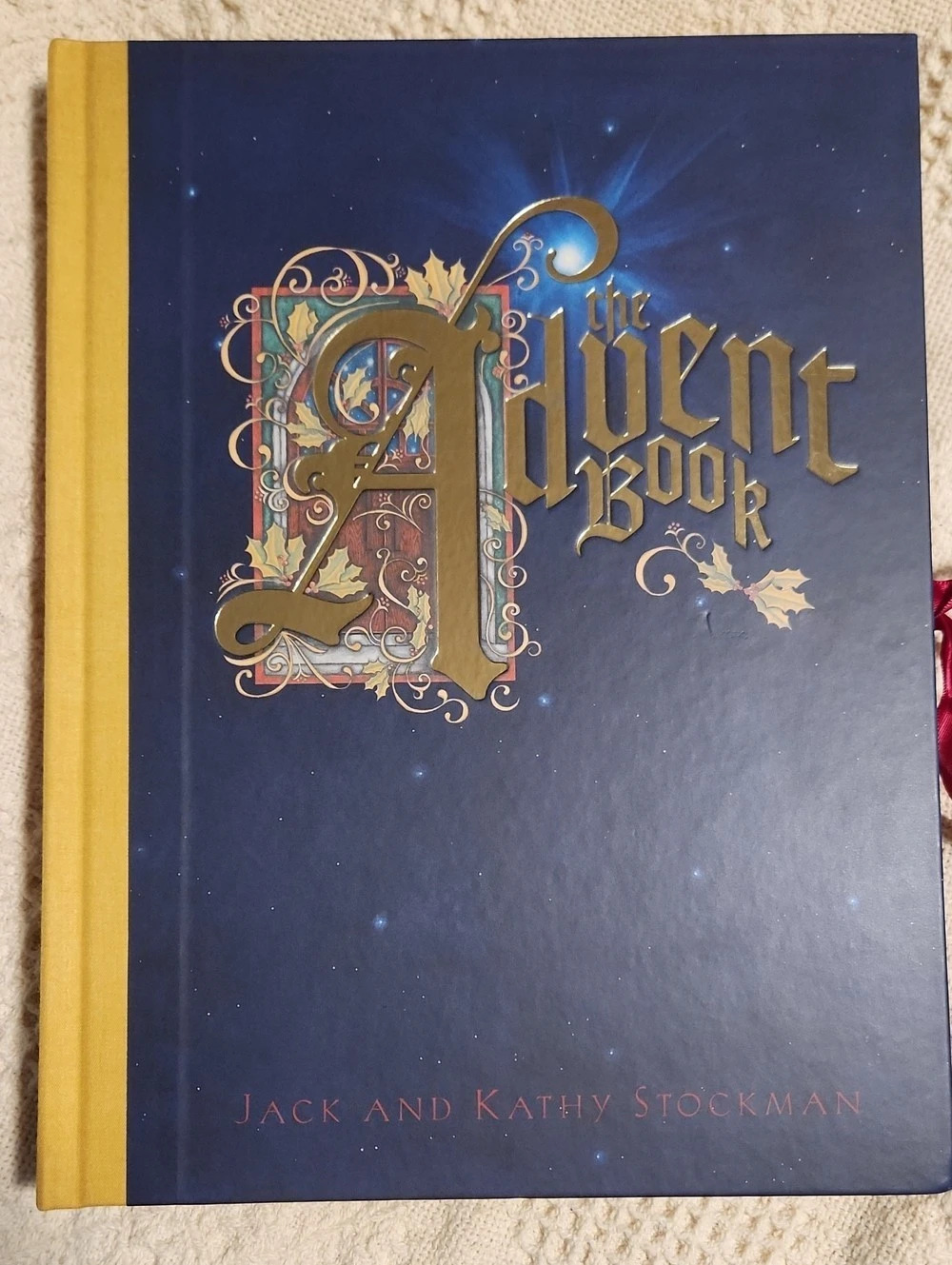 Open Doors The Advent Book Illustrated Christmas Book Blue & Gold